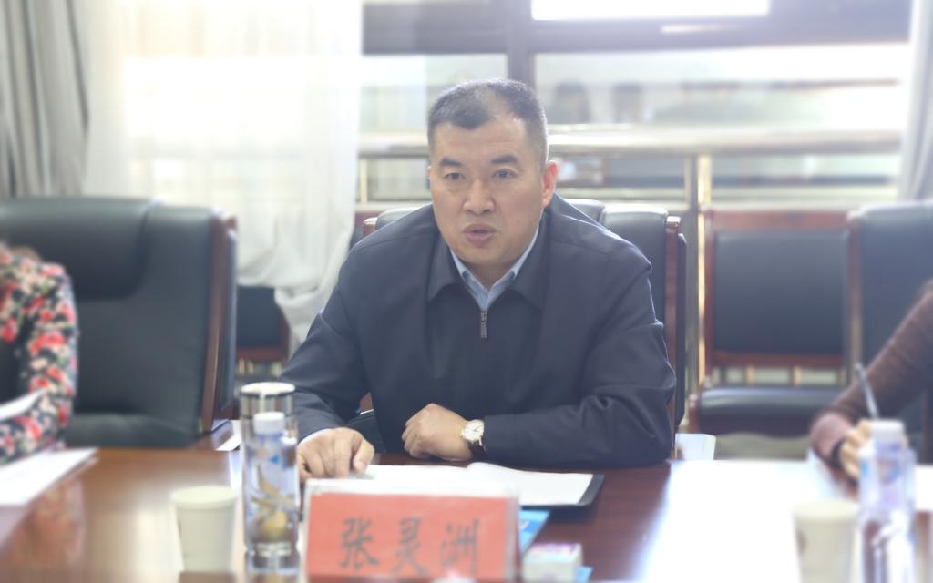 专家组组长张灵洲对我院资助工作考核进行反馈