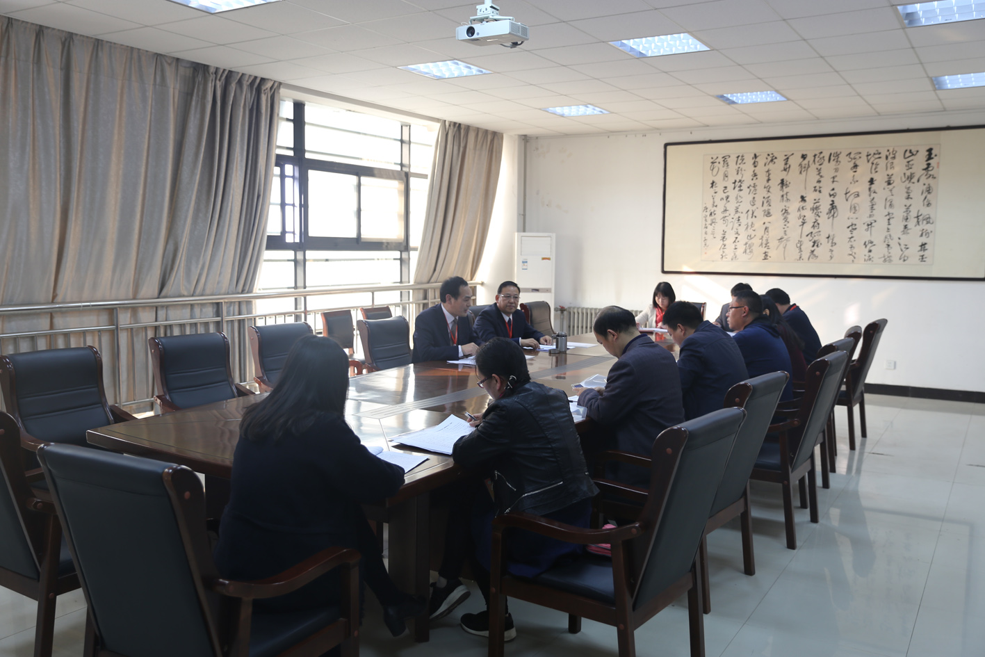 第二代表团讨论现场