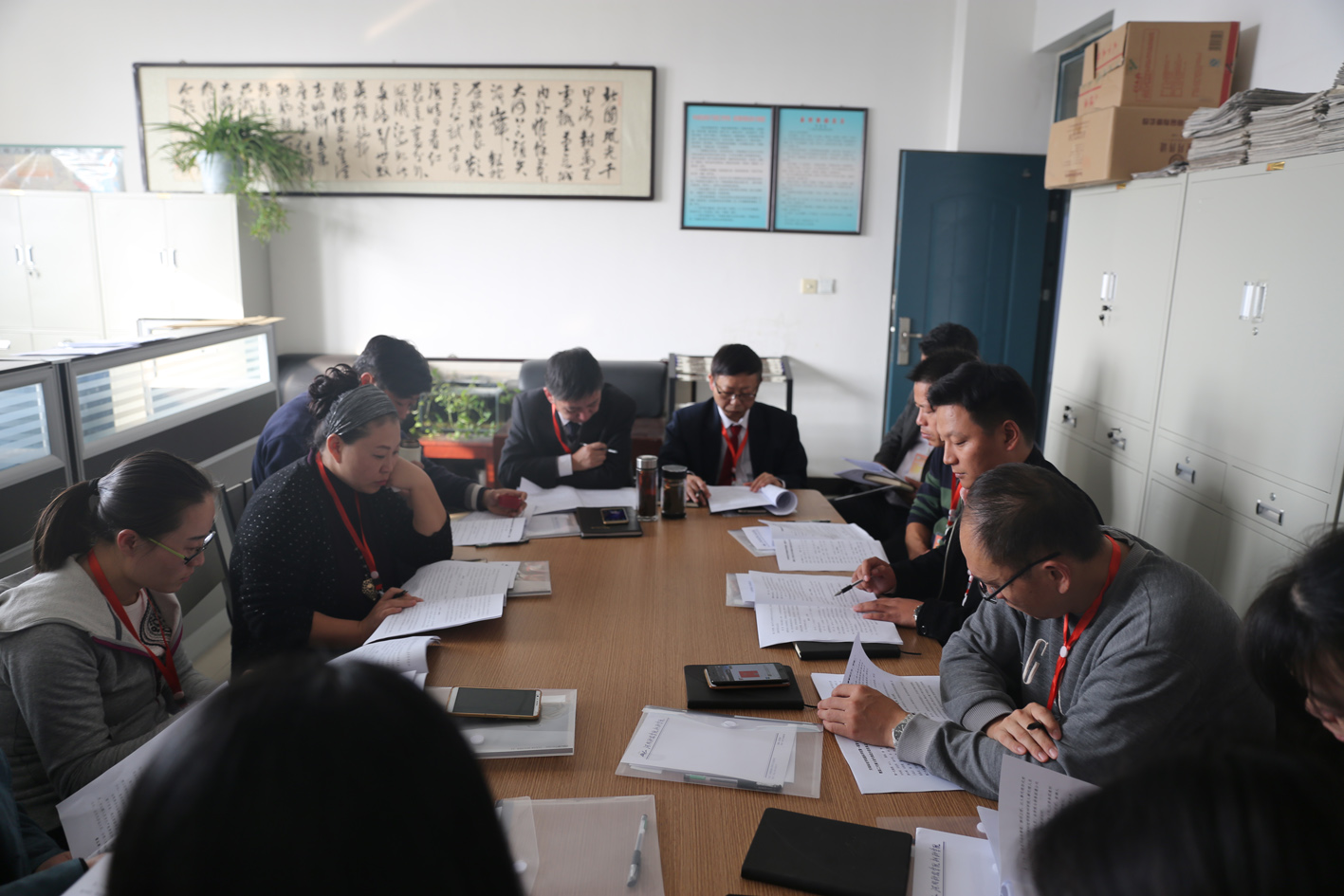 第三代表团讨论现场