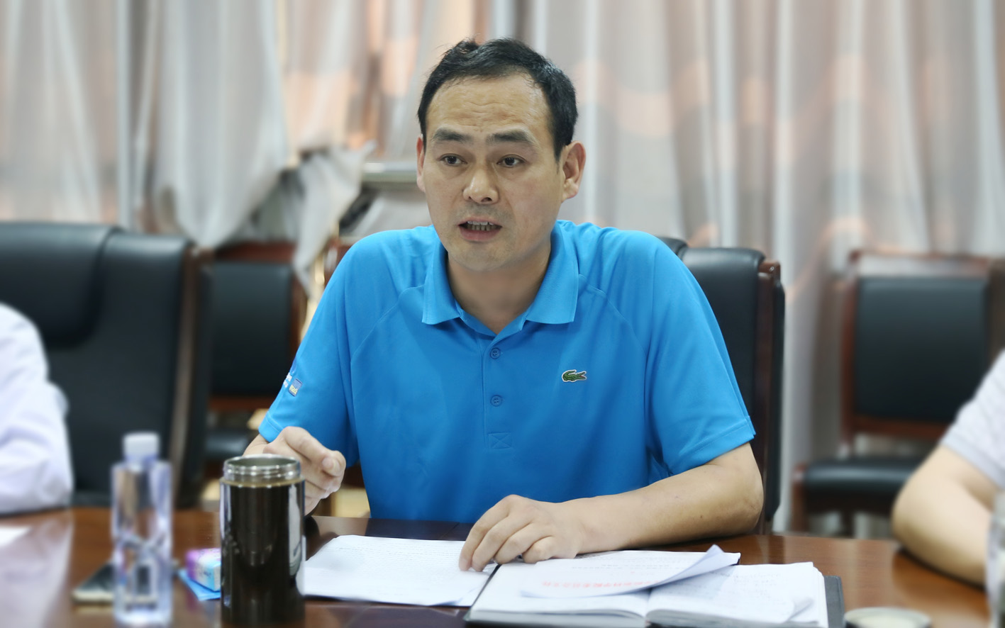 院党委书记张忠迪作动员讲话